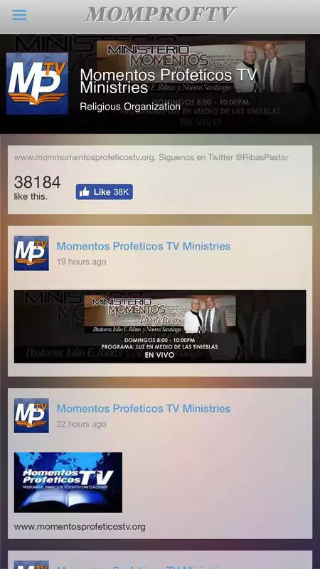 Play Momentos Profeticos TV | Pastor Julio Ribas